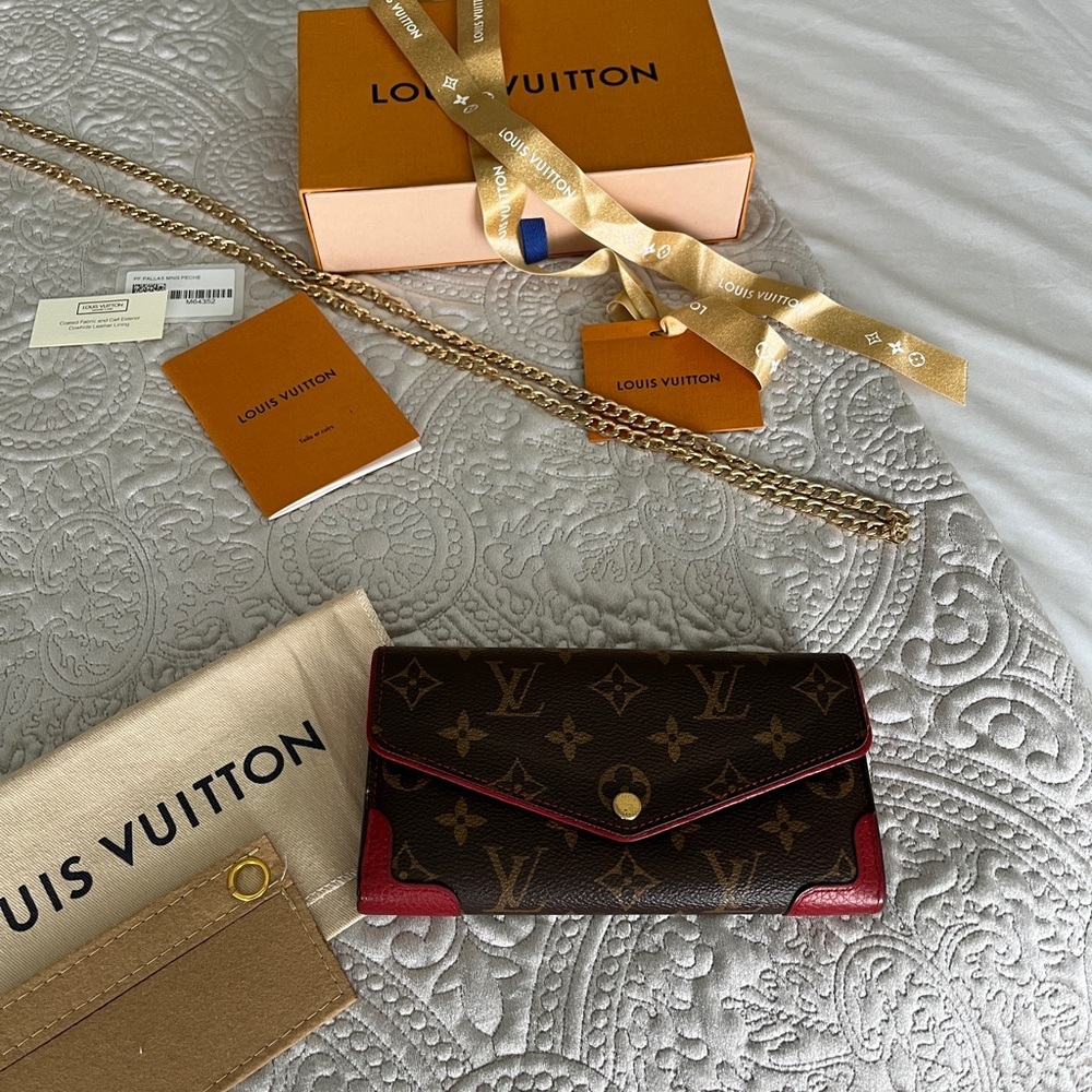 Louis Vuitton Monogram fortefeuille Sarah Retiro Long wallet.